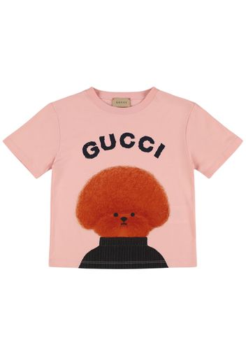 T-shirt In Cotone Con Logo Gucci