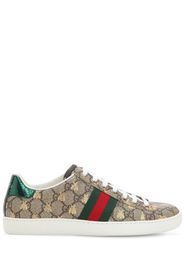 Sneakers di lusso per uomo - Sneakers alte Bee Ace di Gucci in pelle  bianca