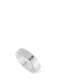 Anello Gucci Tag In Argento Sterling