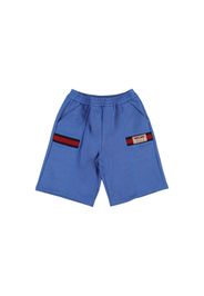 Cotton Blend Jersey Shorts