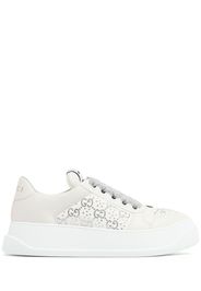 Double Screener Leather Sneakers