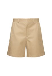 Compact Cotton Twill Shorts