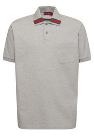 Polo In Cotone Piqué Stretch