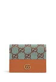 Gg Canvas Card Case