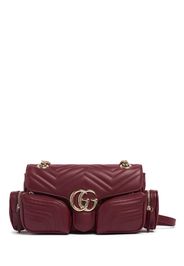 Gg Marmont Leather Shoulder Bag