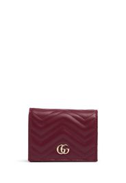 Gg Marmont Leather Card Case