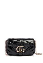 Super Mini Gg Marmont Patent Leather Bag