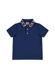 Polo In Cotone Piqué Stretch