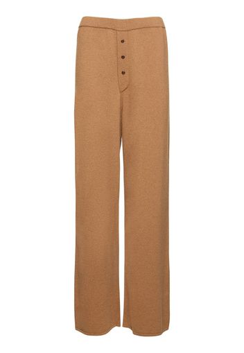 Pantaloni Everywear In Maglia Di Cashmere