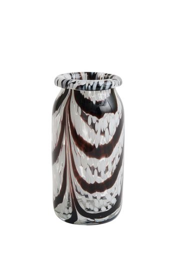 Splash Xs Coffee Swirl Roll Neck Vase