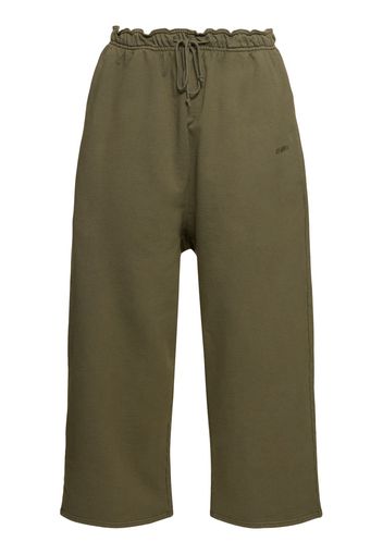 Pantaloni In Jersey Di Cotone Pettinato