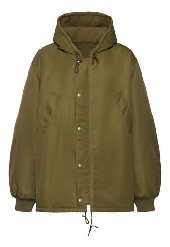 Parka In Twill Di Nylon Con Cappuccio