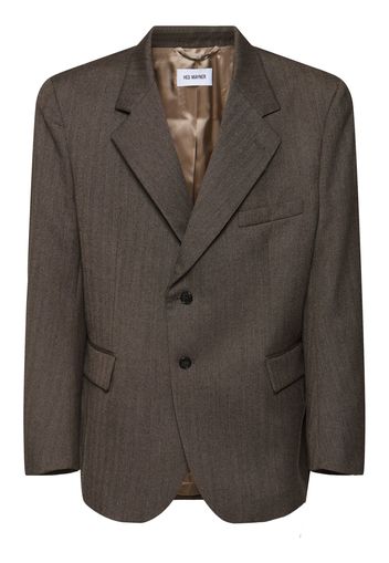 Blazer Monopetto In Lana