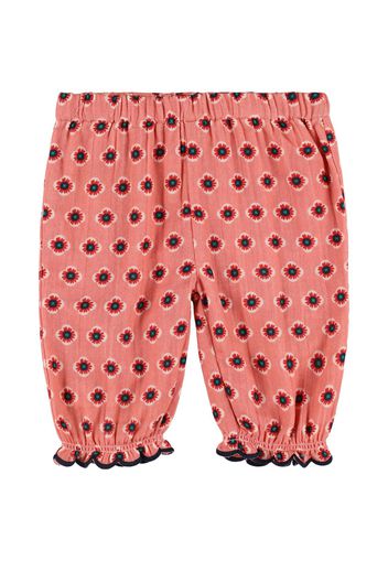 Pantaloni Mignon In Mussola Di Cotone Stampata