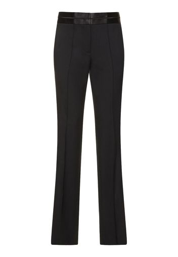 Pantaloni In Lana Stretch