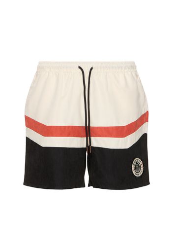 Brushed Ploy Track Shorts