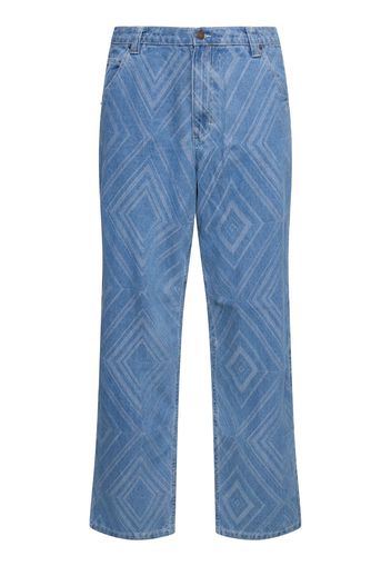 Pantaloni A-spring Diamond In Denim