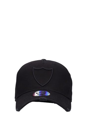 Cappello Baseball In Cotone Con Logo Ricamato