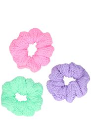 Set Di 3 Scrunchie In Seersucker