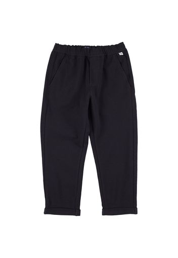 Pantaloni In Cotone Piqué / Coulisse