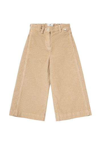 Pantaloni In Cotone Millerighe Stretch