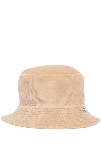 Cappello Bucket In Misto Cotone Millerighe