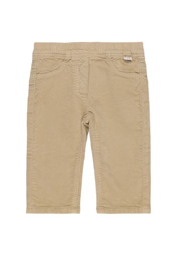 Pantaloni In Cotone Millerighe Stretch