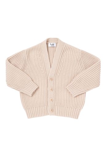 Cardigan In Maglia Di Cotone