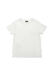 T-shirt In Cotone E Lino / Tasca