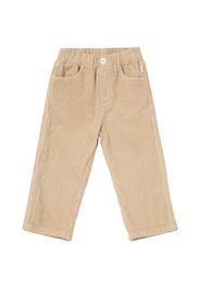 Pantaloni In Cotone Millerighe Stretch