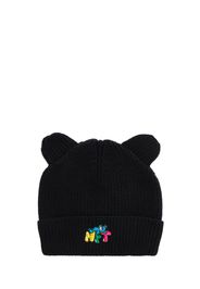 Bear Ears Wool Blend Hat