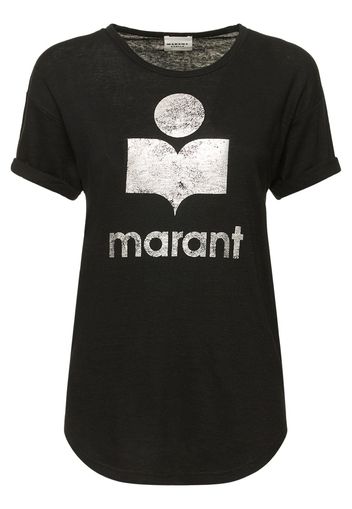 T-shirt Koldi In Lino Stampato