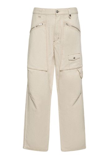 Cotton Blend Cargo Pants