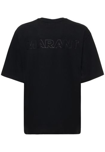 T-shirt In Jersey Di Cotone Con Logo