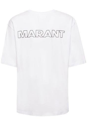 T-shirt In Jersey Di Cotone Con Logo