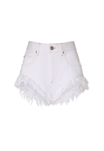 Shorts Eneidao In Cotone / Frange