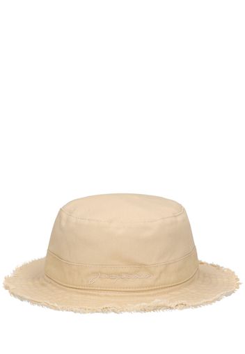 Cappello Bucket In Cotone Con Logo