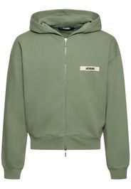 Felpa Le Hoodie Gros Grain Con Zip