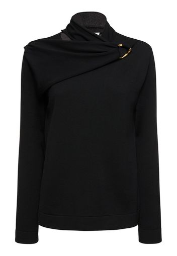 Top In Maglia Di Lana / Anello