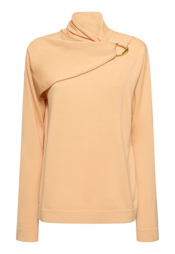 Top In Maglia Di Lana / Anello