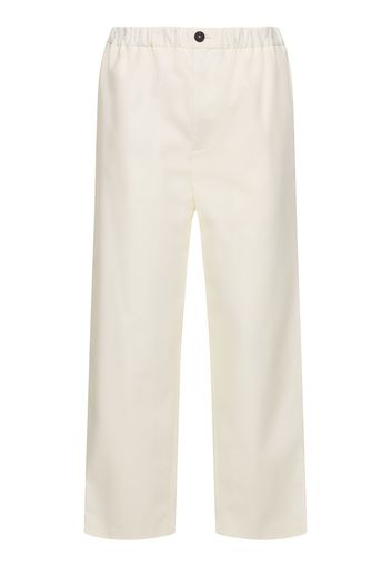 Pantaloni Relaxed Fit In Cotone