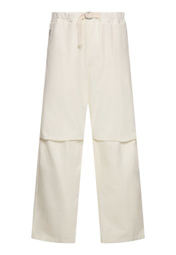Pantaloni Relaxed Fit In Cotone
