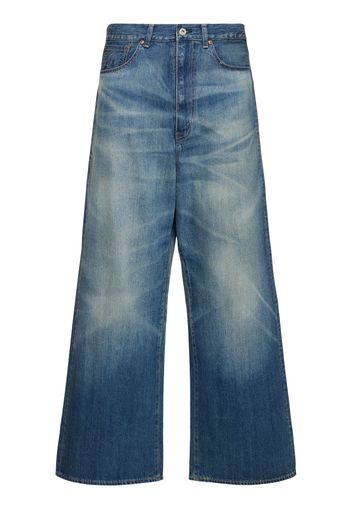 Jeans In Denim Di Cotone