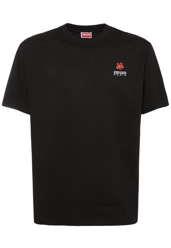 T-shirt Boke In Jersey Di Cotone Con Logo