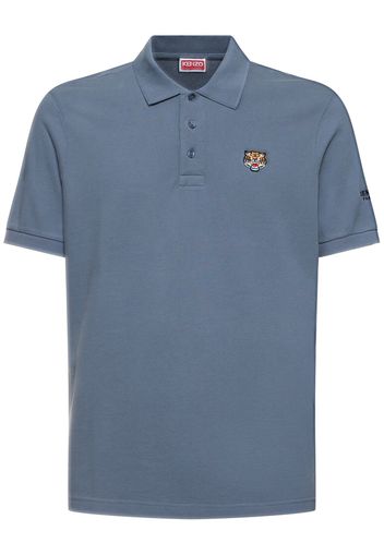 Polo Slim Fit Lucky Tiger In Cotone