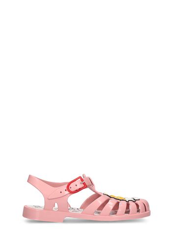 Logo Patch Pvc Sandals