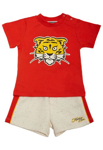 T-shirt E Shorts In Jersey Di Cotone