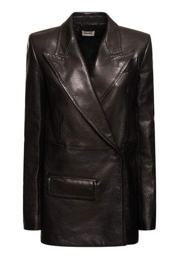 Jacobson Leather Blazer