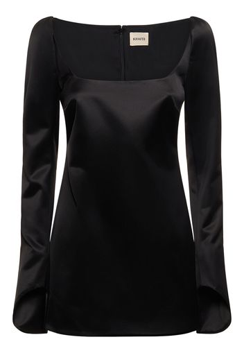 Tate Long Sleeved Crepe Mini Dress