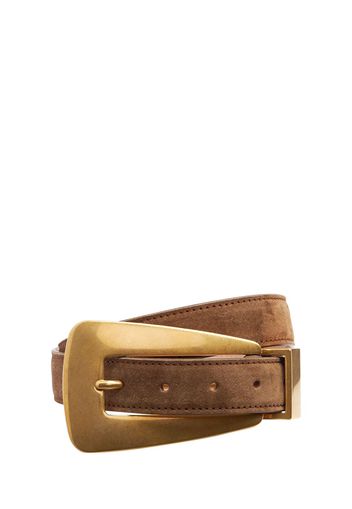 Lucca Metallic Leather Belt